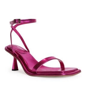 SMASH Shoes Womens Size 13 W / Metallic PINK Strappy Dress Heeled Sandals / NIB